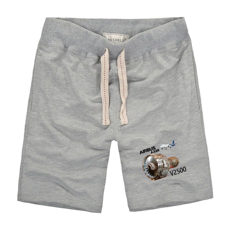 Airbus A320 & V2500 Engine Designed Cotton Shorts