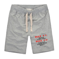 Thumbnail for Rule 1 - Pilot is Always Correct Designed Cotton Shorts