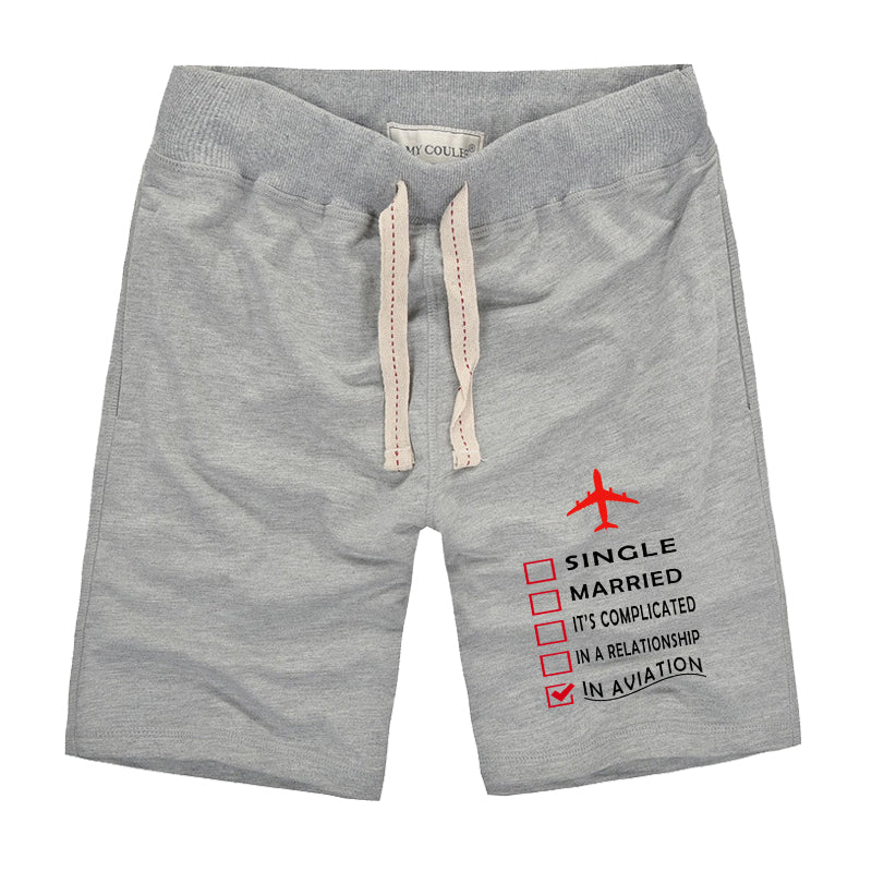 In Aviation Designed Cotton Shorts