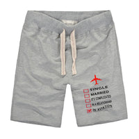 Thumbnail for In Aviation Designed Cotton Shorts
