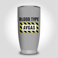 Thumbnail for Blood Type AVGAS Designed Tumbler Travel Mugs