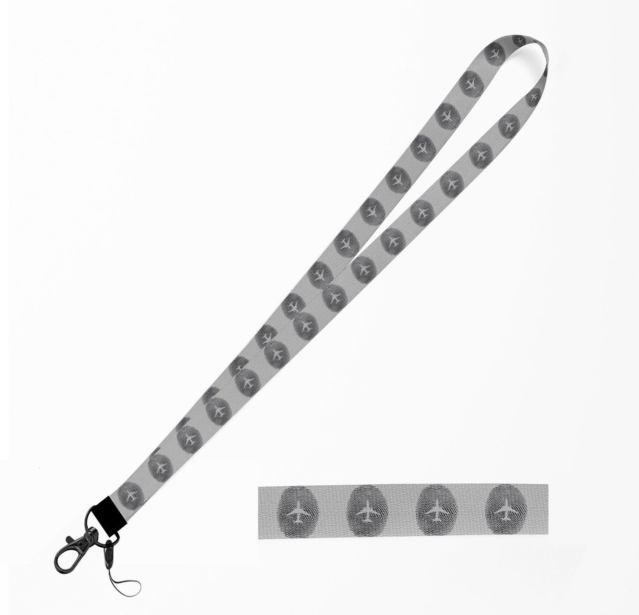 Aviation Finger Print Designed Lanyard & ID Holders