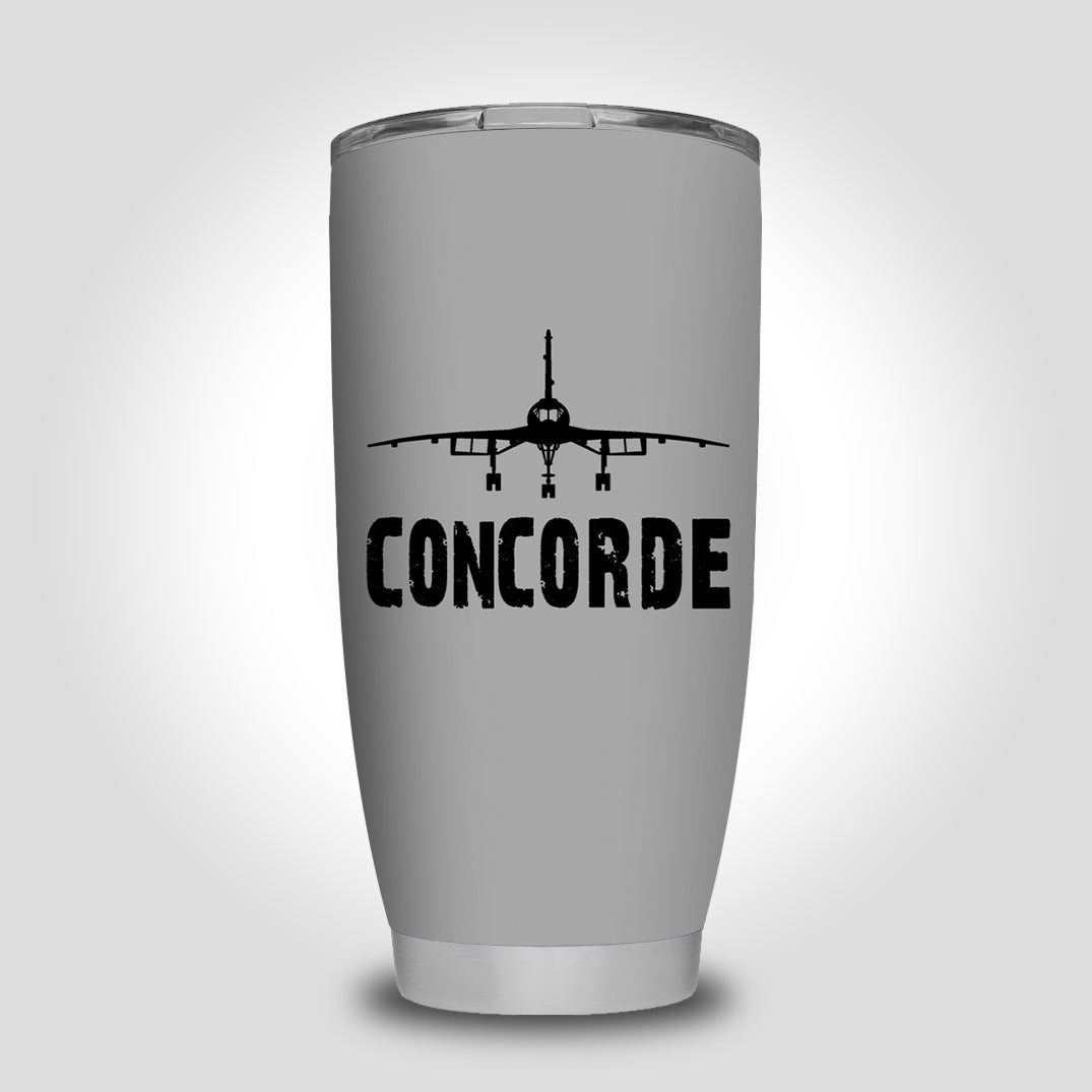 Concorde & Plane Designed Tumbler Travel Mugs