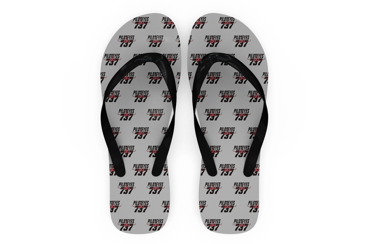 Amazing Piloteyes737 Designed Slippers (Flip Flops)