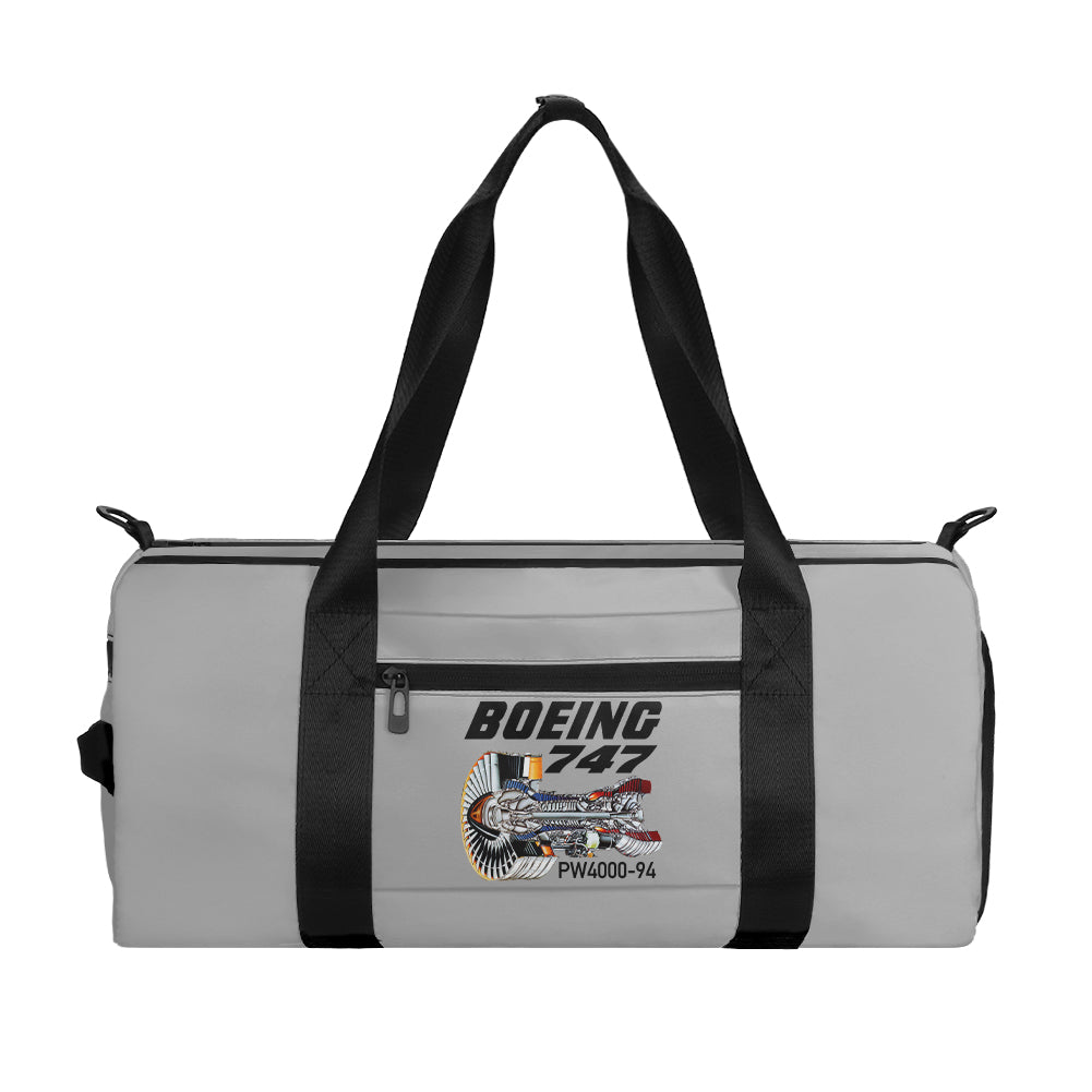 Boeing 747 & PW4000-94 Engine Designed Sports Bag