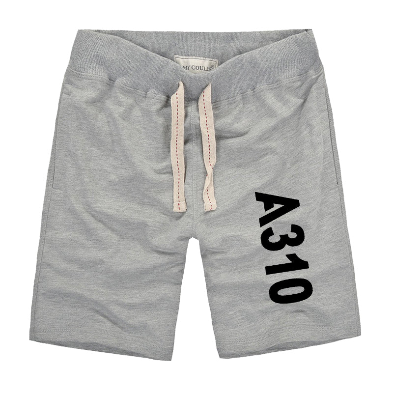 A310 Text Designed Cotton Shorts