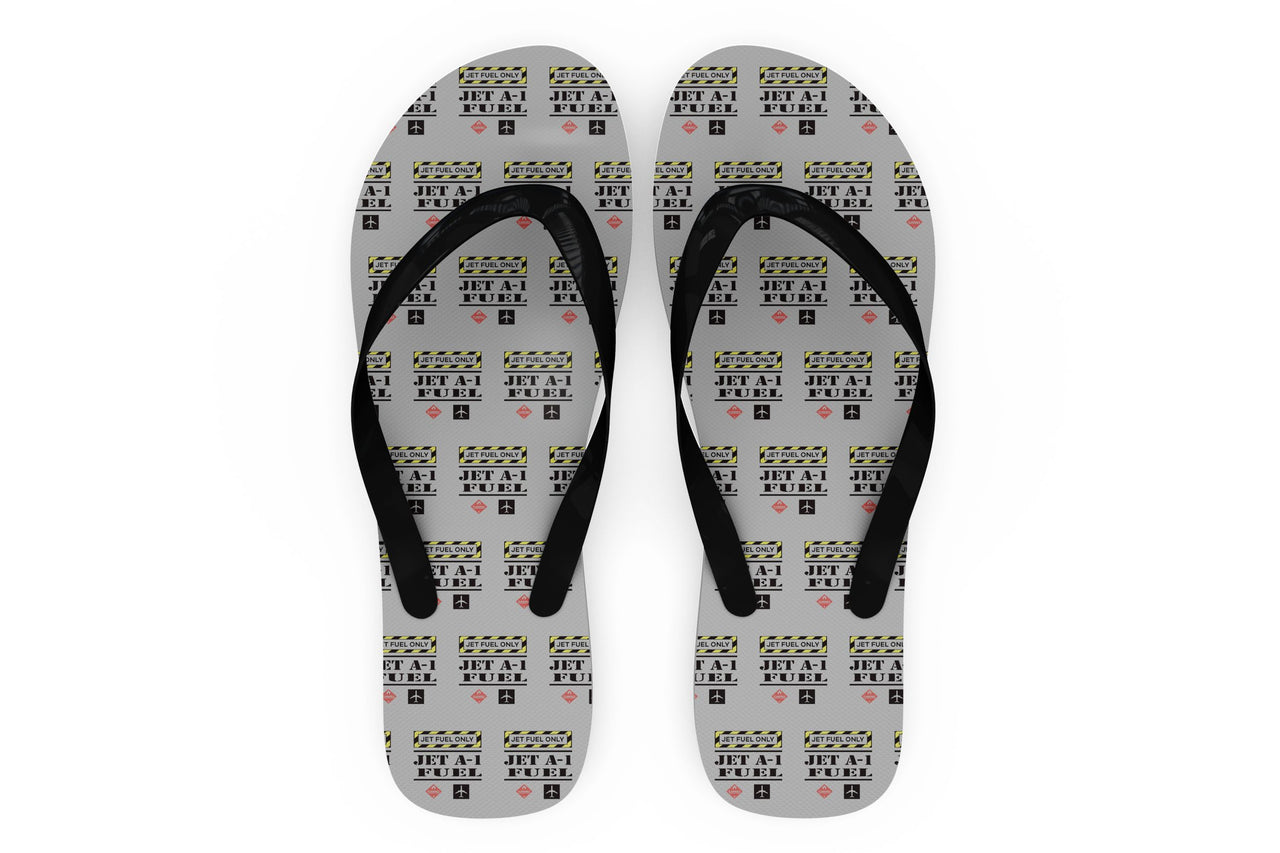 Jet Fuel Only Designed Slippers (Flip Flops)