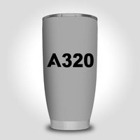 Thumbnail for A320 Flat Text Designed Tumbler Travel Mugs