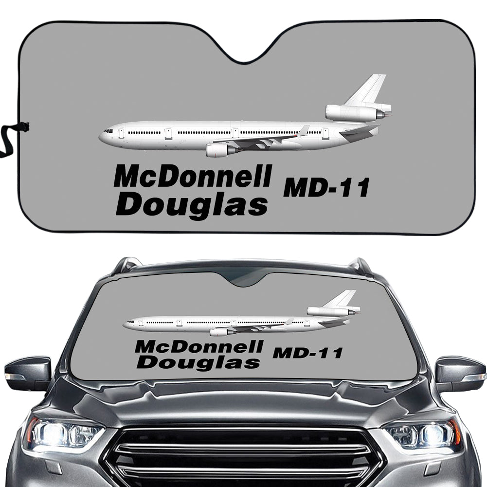 The McDonnell Douglas MD-11 Designed Car Sun Shade