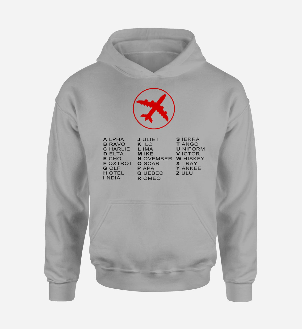 Aviation Alphabet 2 Designed Hoodies