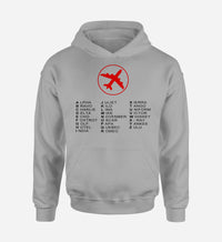 Thumbnail for Aviation Alphabet 2 Designed Hoodies