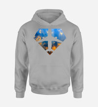 Thumbnail for Supermen of The Skies (Sunrise) Designed Hoodies