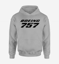 Thumbnail for Boeing 757 & Text Designed Hoodies