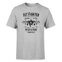 Thumbnail for Jet Fighter - The Sky is Yours Designed T-Shirts
