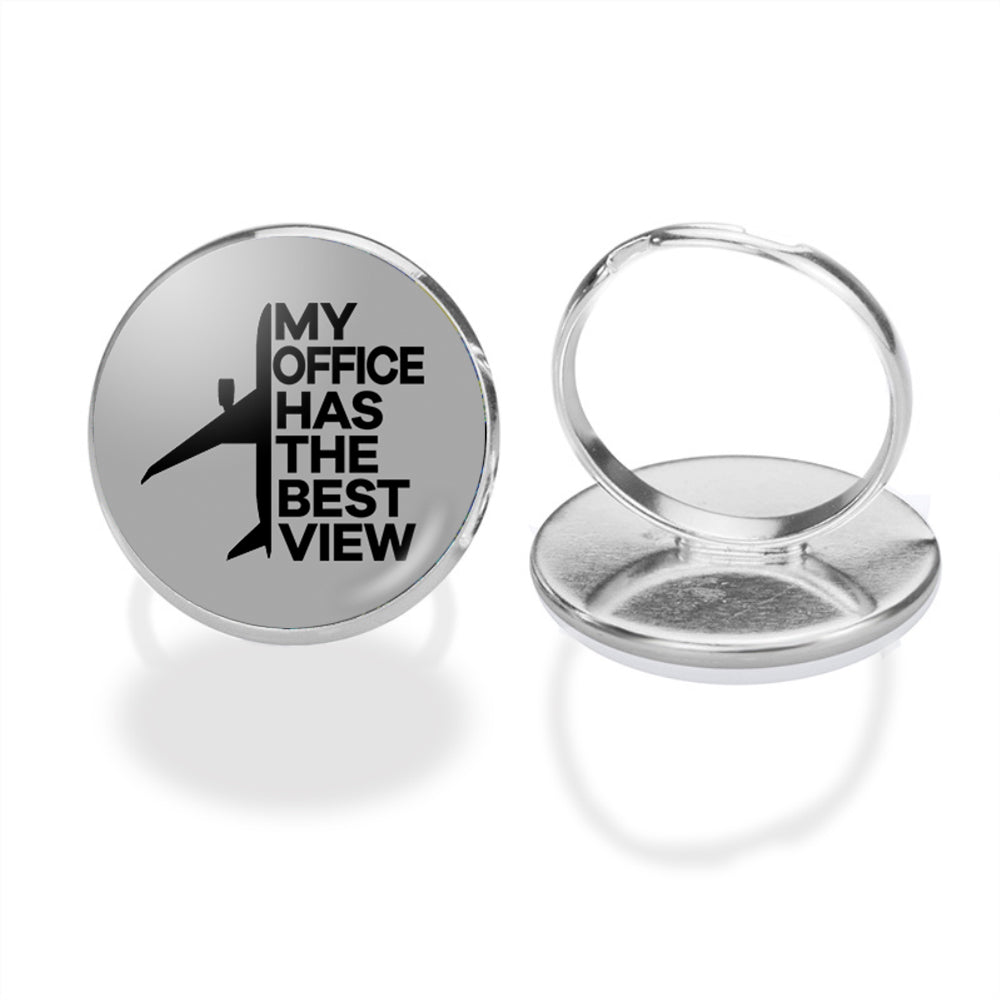 My Office Has The Best View Designed Rings