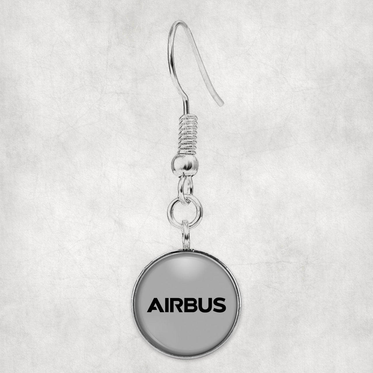 Airbus & Text Designed Earrings
