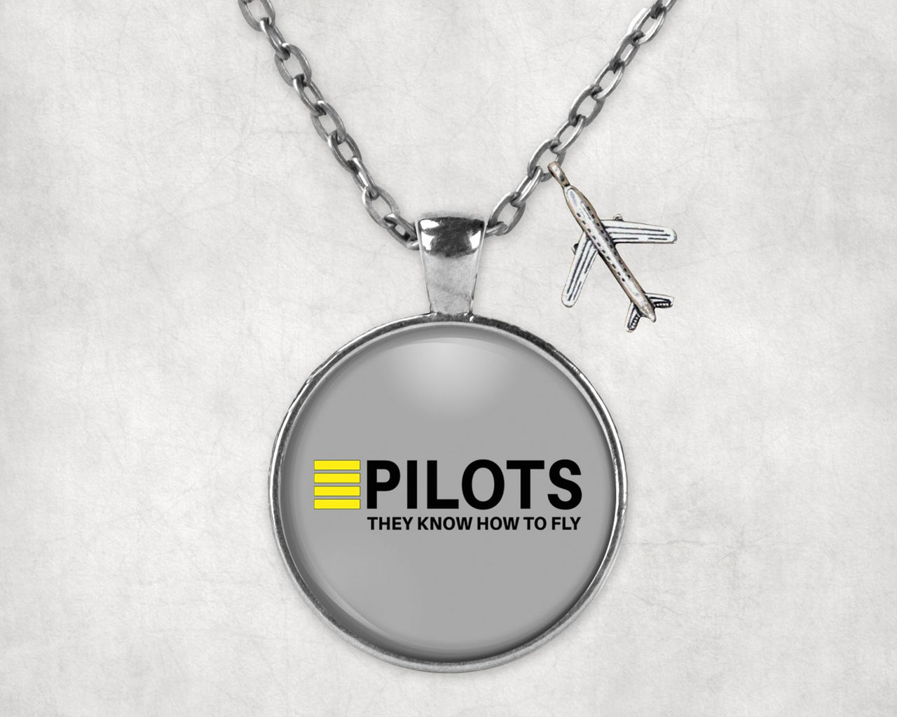 Pilots They Know How To Fly Designed Necklaces