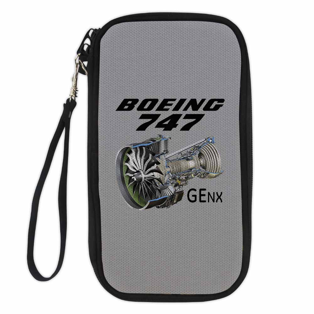 Boeing 747 & GENX Engine Designed Travel Cases & Wallets