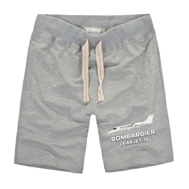 The Bombardier Learjet 75 Designed Cotton Shorts