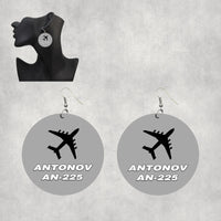 Thumbnail for Antonov AN-225 (28) Designed Wooden Drop Earrings