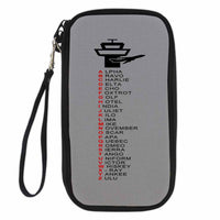 Thumbnail for Aviation Alphabet Designed Travel Cases & Wallets