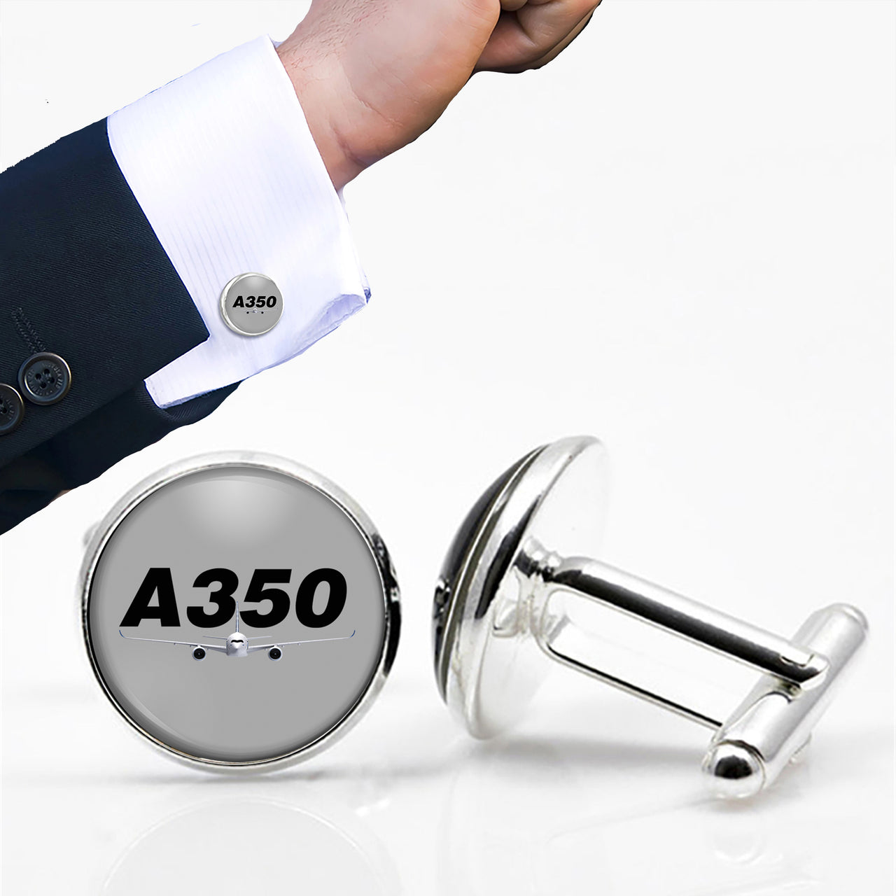 Super Airbus A350 Designed Cuff Links