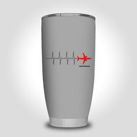 Thumbnail for Aviation Heartbeats Designed Tumbler Travel Mugs