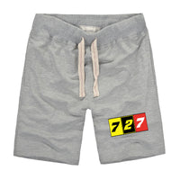Thumbnail for Flat Colourful 727 Designed Cotton Shorts