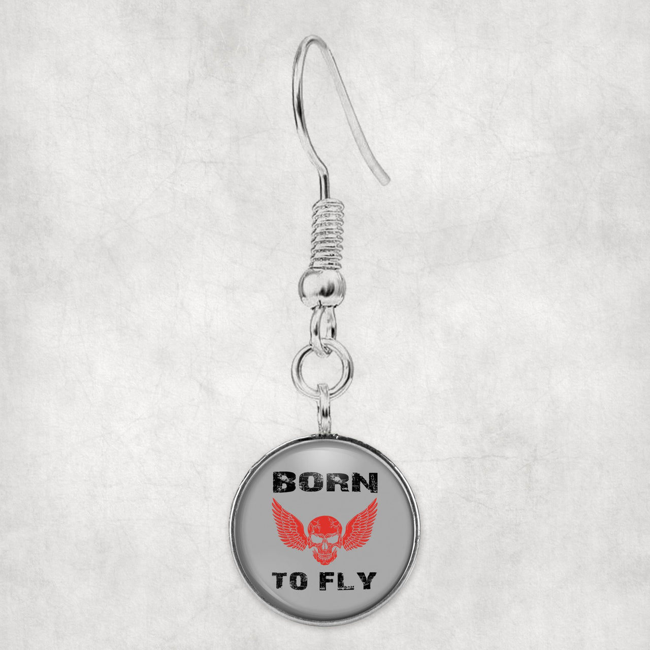 Born To Fly SKELETON Designed Earrings