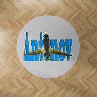 Thumbnail for Antonov AN-225 (24) Designed Carpet & Floor Mats (Round)