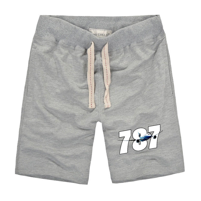 Super Boeing 787 Designed Cotton Shorts