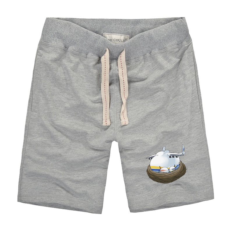 Antonov 225 Nesting Designed Cotton Shorts