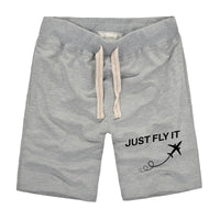 Thumbnail for Just Fly It Designed Cotton Shorts