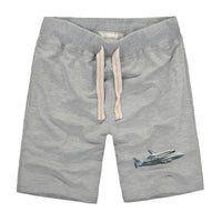 Thumbnail for Space shuttle on 747 Designed Cotton Shorts