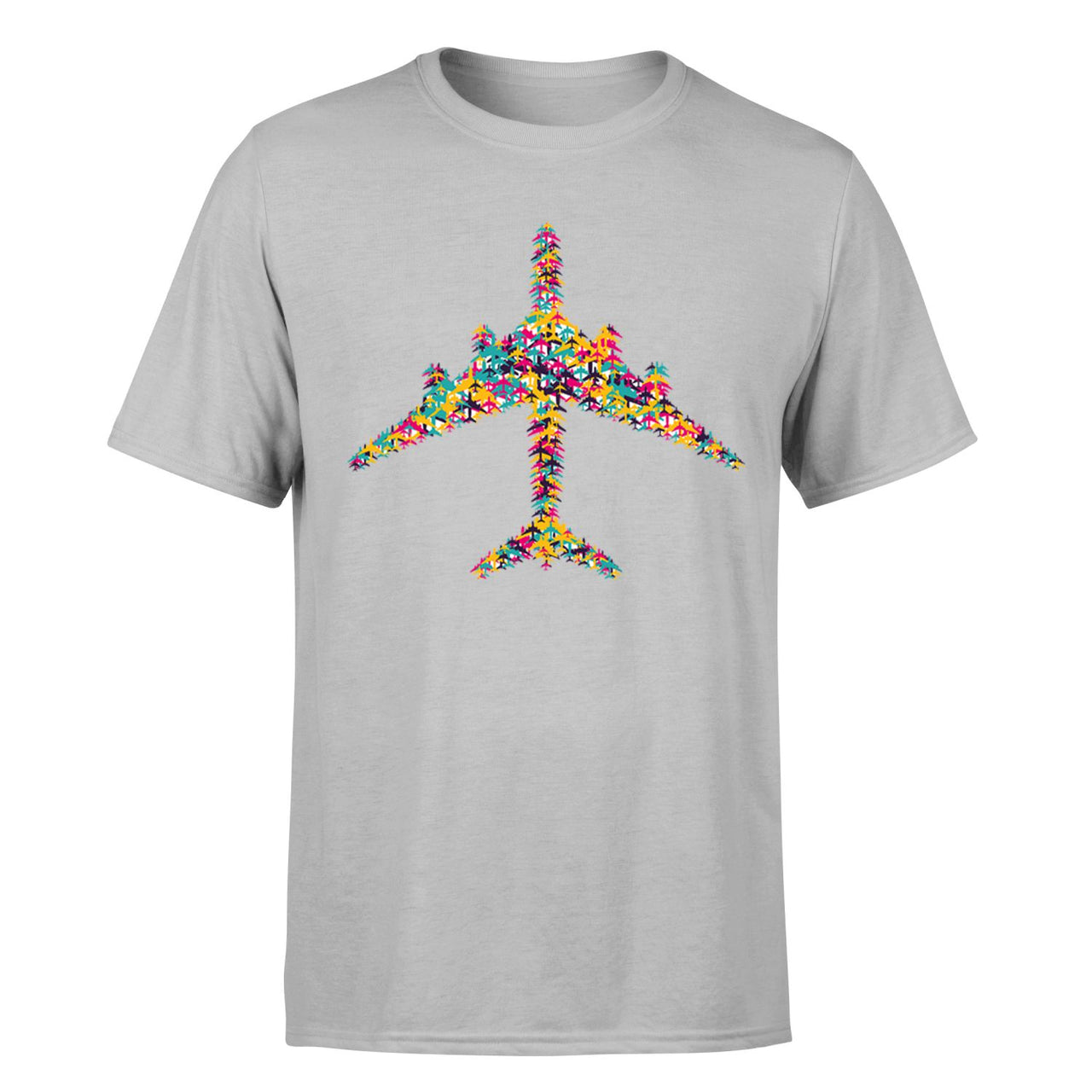 Colourful Airplane Designed T-Shirts