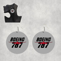 Thumbnail for Amazing Boeing 787 Designed Wooden Drop Earrings