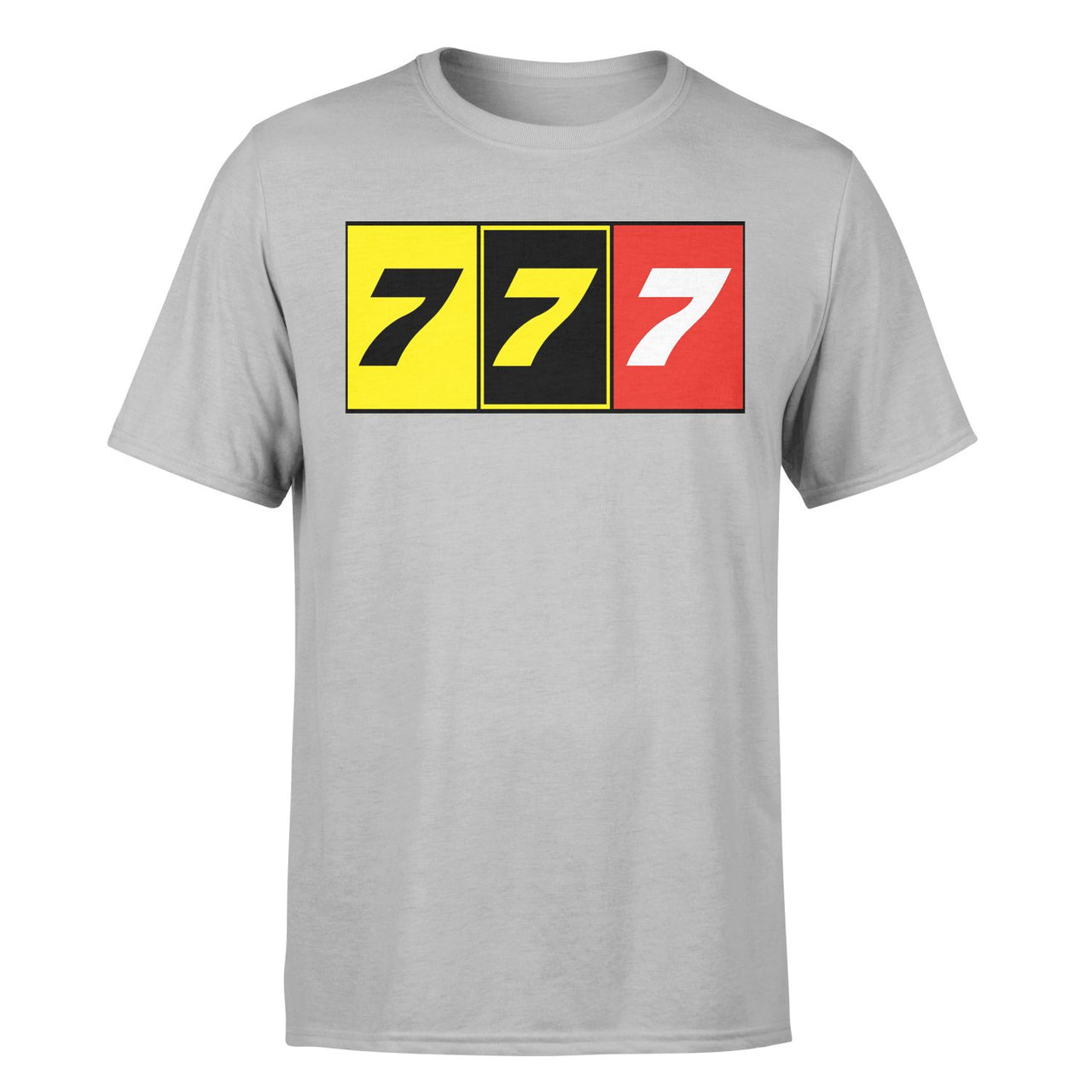 Flat Colourful 777 Designed T-Shirts