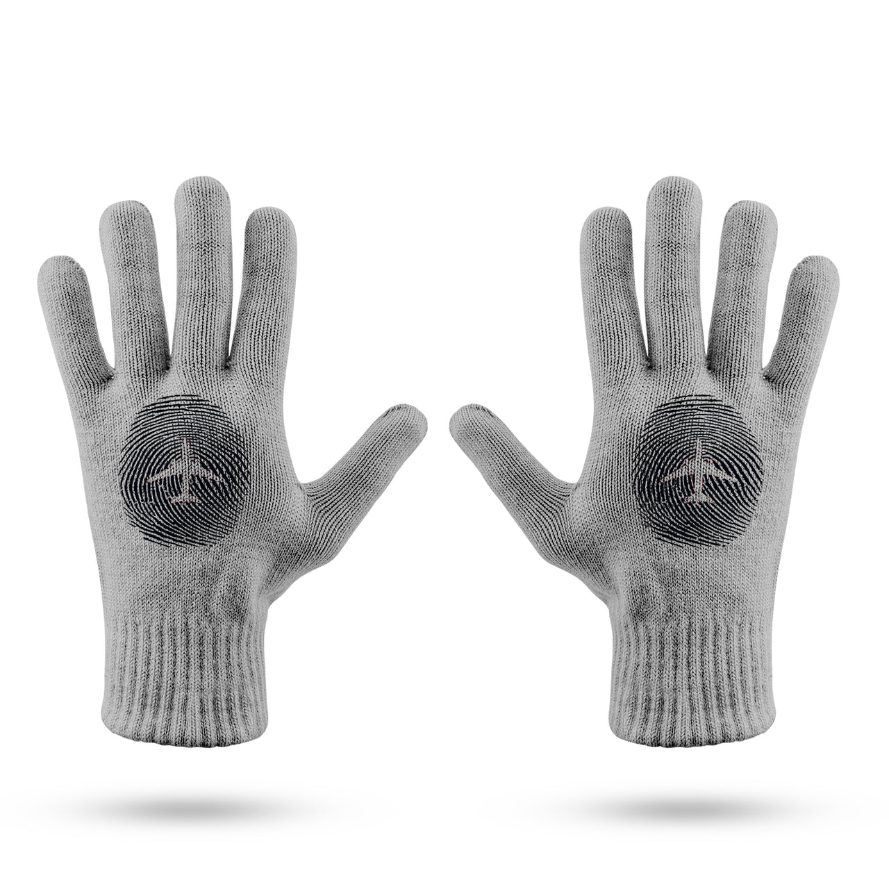 Aviation Finger Print Designed Gloves