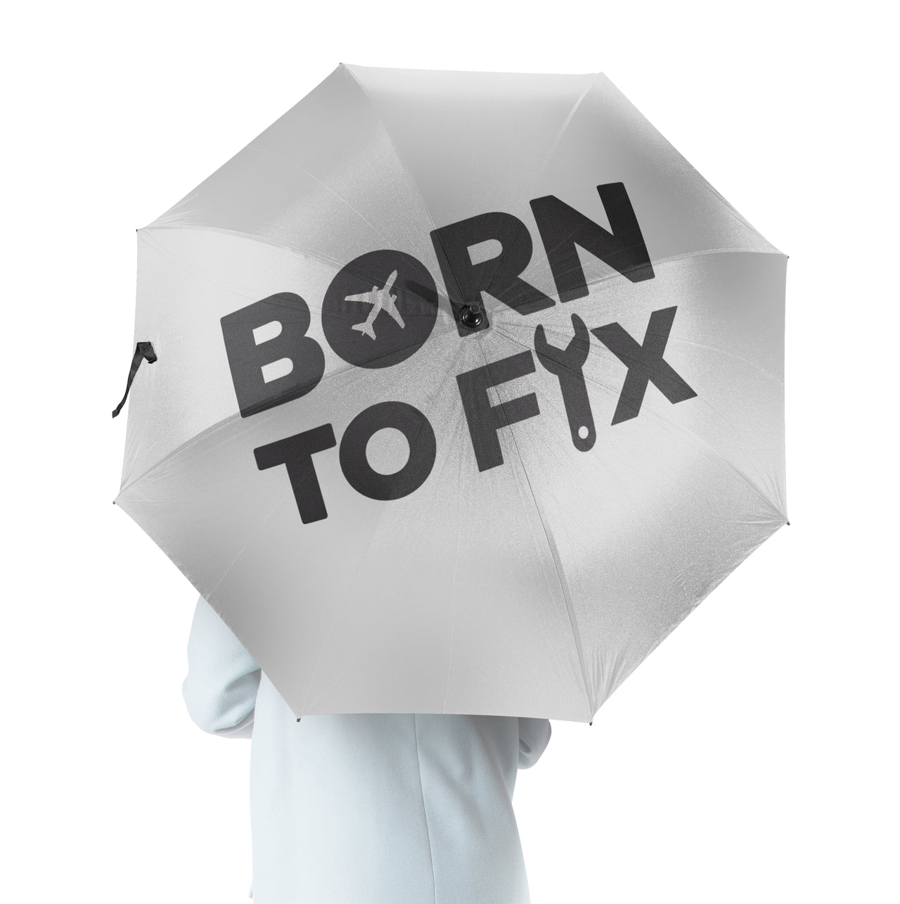 Born To Fix Airplanes Designed Umbrella