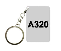 Thumbnail for A320 Flat Text Designed Key Chains