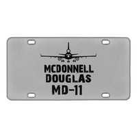 Thumbnail for McDonnell Douglas MD-11 & Plane Designed Metal (License) Plates