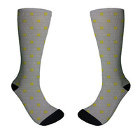 Thumbnail for Pilot & Stripes (4 Lines) Designed Socks