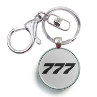 Thumbnail for 777 Flat Text Designed Circle Key Chains