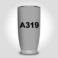 Thumbnail for A319 Flat Text Designed Tumbler Travel Mugs