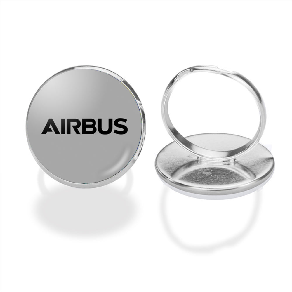 Airbus & Text Designed Rings