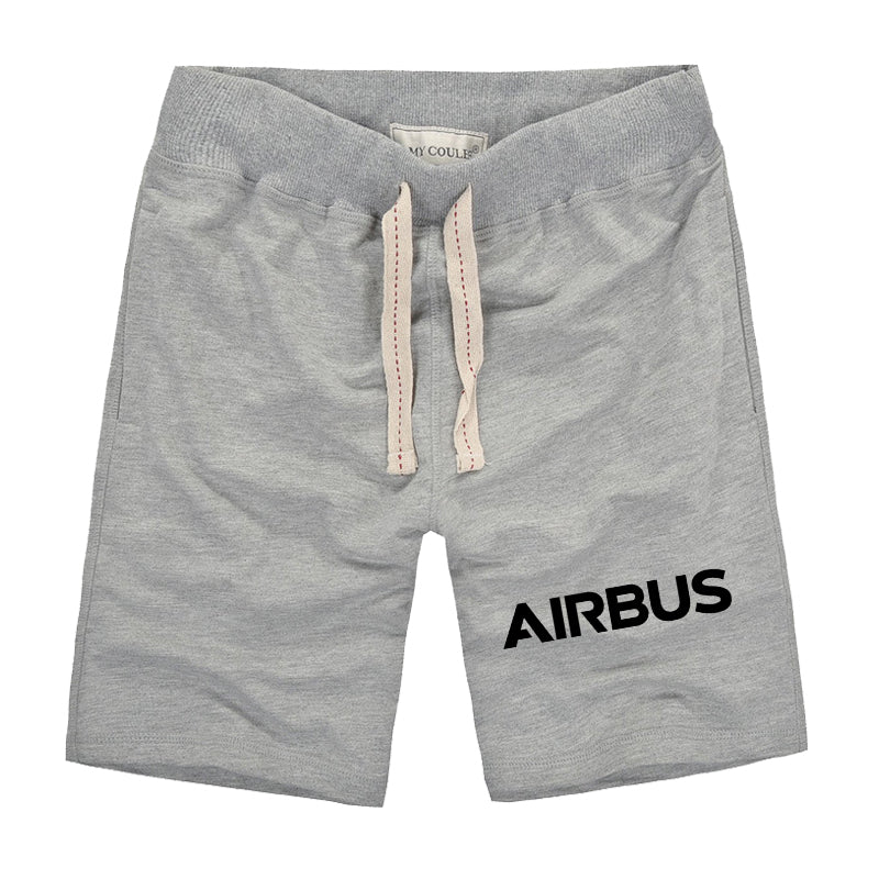 Airbus & Text Designed Cotton Shorts