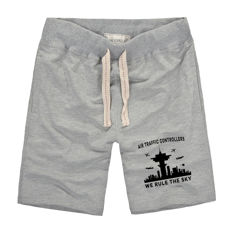 Air Traffic Controllers - We Rule The Sky Designed Cotton Shorts