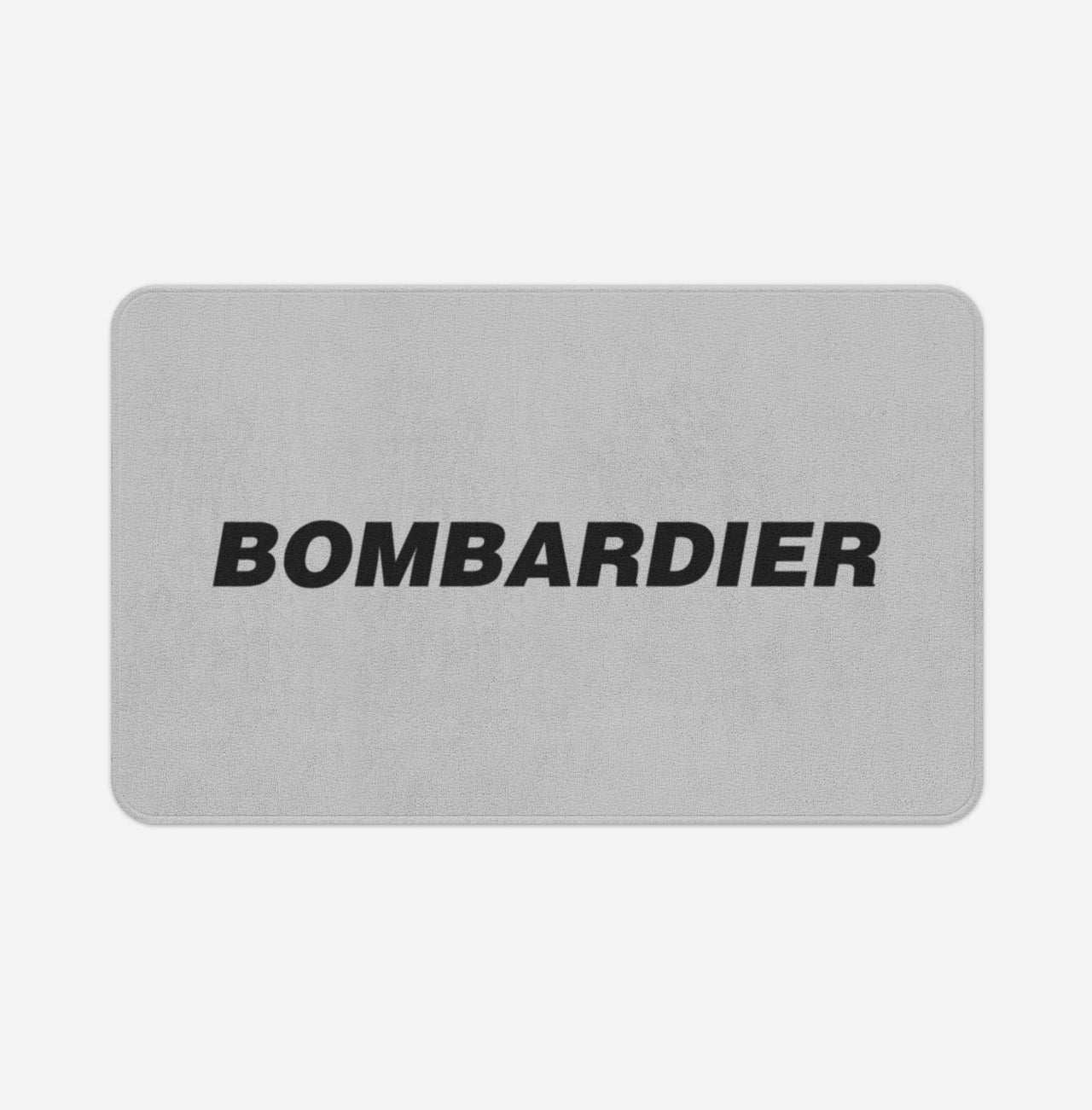 Bombardier & Text Designed Bath Mats
