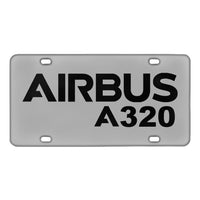 Thumbnail for Airbus A320 & Text Designed Metal (License) Plates
