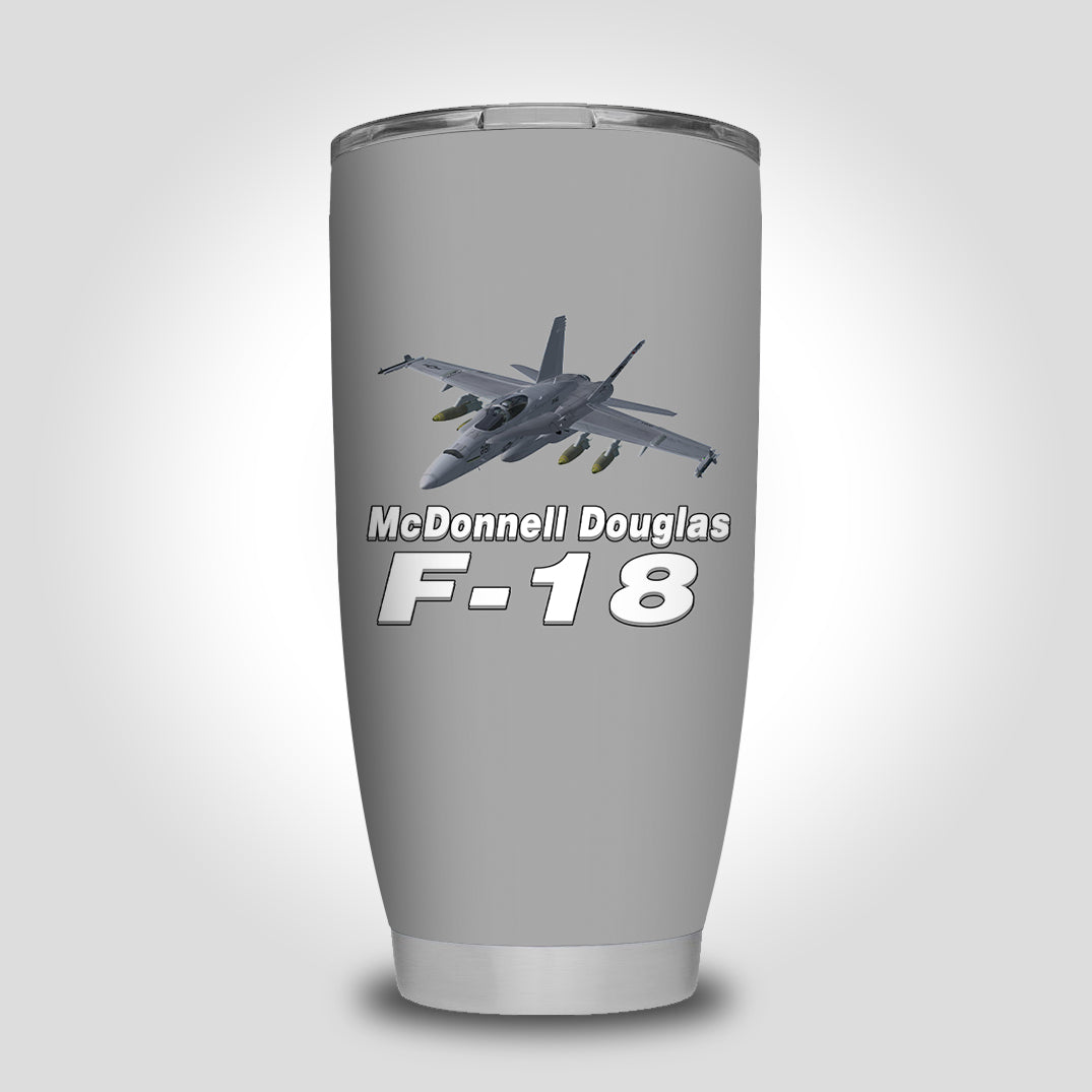 The McDonnell Douglas F18 Designed Tumbler Travel Mugs